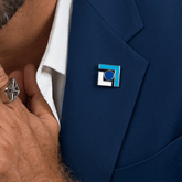 Pupil Lapel Pin - Platinum